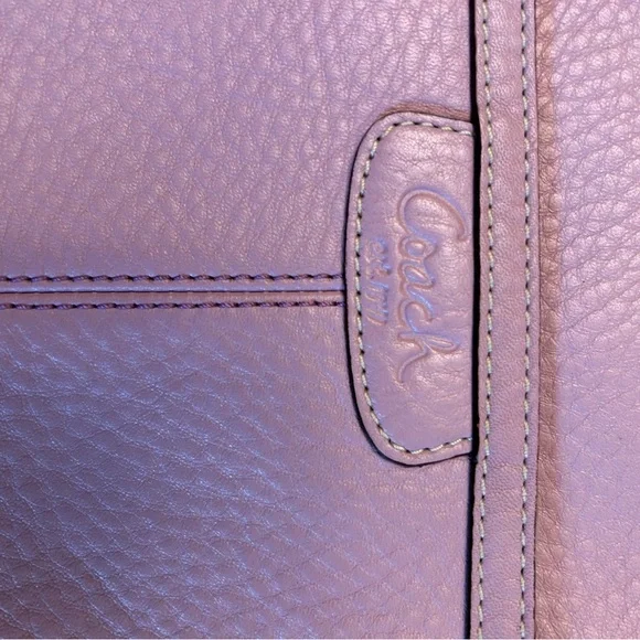 Vintage Coach Pebbled Leather Crossbody Bag -Small - Picture 5 of 16